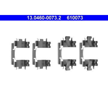 Sada prislusenstvi, oblozeni kotoucove brzdy ATE 13.0460-0073.2