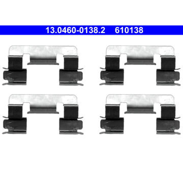 Sada prislusenstvi, oblozeni kotoucove brzdy ATE 13.0460-0138.2