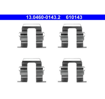 Sada prislusenstvi, oblozeni kotoucove brzdy ATE 13.0460-0143.2