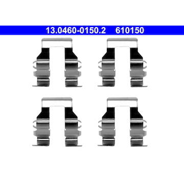 Sada prislusenstvi, oblozeni kotoucove brzdy ATE 13.0460-0150.2