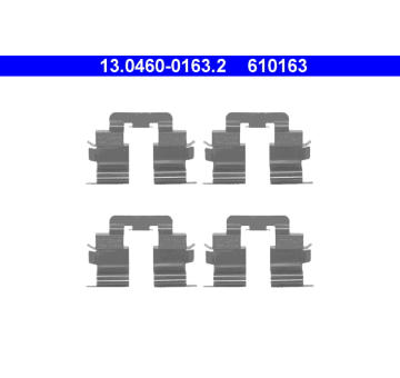Sada prislusenstvi, oblozeni kotoucove brzdy ATE 13.0460-0163.2