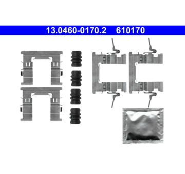 Sada příslušenství, obložení kotoučové brzdy ATE 13.0460-0170.2