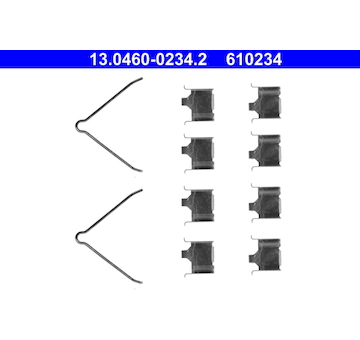 Sada prislusenstvi, oblozeni kotoucove brzdy ATE 13.0460-0234.2