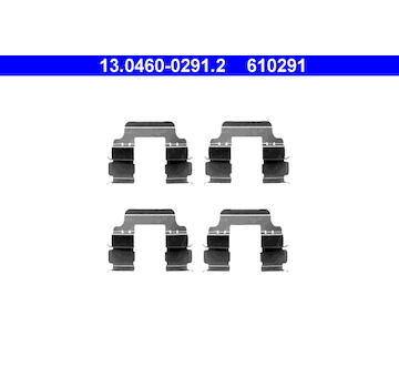 Sada prislusenstvi, oblozeni kotoucove brzdy ATE 13.0460-0291.2