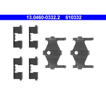 Sada prislusenstvi, oblozeni kotoucove brzdy ATE 13.0460-0332.2