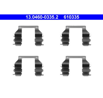 Sada prislusenstvi, oblozeni kotoucove brzdy ATE 13.0460-0335.2