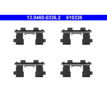 Sada příslušenství, obložení kotoučové brzdy ATE 13.0460-0336.2