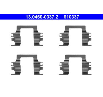 Sada prislusenstvi, oblozeni kotoucove brzdy ATE 13.0460-0337.2