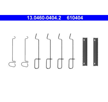 Sada příslušenství, obložení kotoučové brzdy ATE 13.0460-0404.2