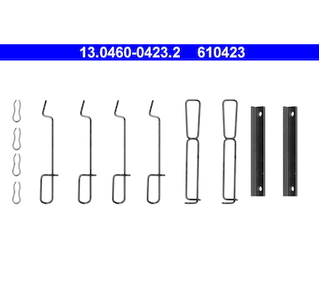 Sada prislusenstvi, oblozeni kotoucove brzdy ATE 13.0460-0423.2