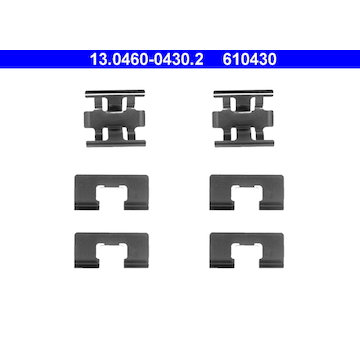 Sada prislusenstvi, oblozeni kotoucove brzdy ATE 13.0460-0430.2