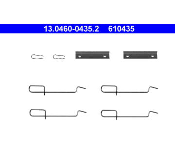 Sada prislusenstvi, oblozeni kotoucove brzdy ATE 13.0460-0435.2