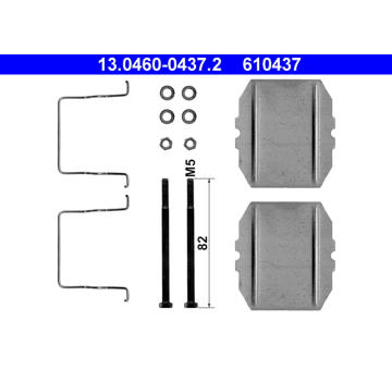 Sada příslušenství, obložení kotoučové brzdy ATE 13.0460-0437.2