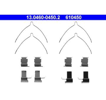 Sada prislusenstvi, oblozeni kotoucove brzdy ATE 13.0460-0450.2