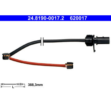 Vystrazny kontakt, opotrebeni oblozeni ATE 24.8190-0017.2
