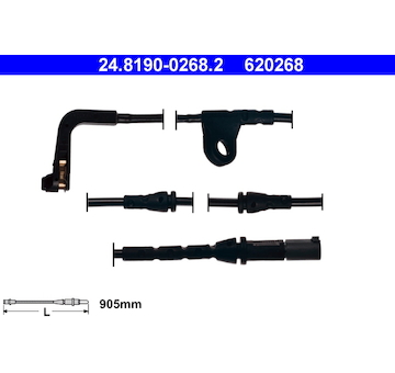 Vystrazny kontakt, opotrebeni oblozeni ATE 24.8190-0268.2