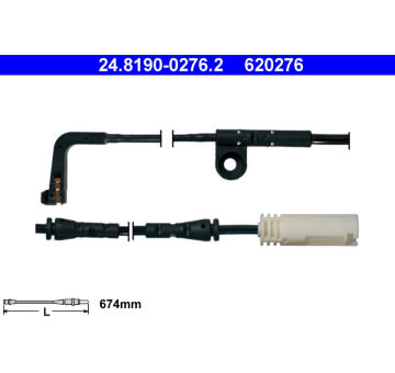 Vystrazny kontakt, opotrebeni oblozeni ATE 24.8190-0276.2
