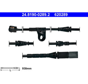 Výstražný kontakt, opotřebení obložení ATE ATE 24.8190-0289.2