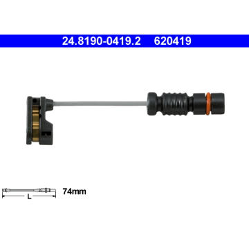 Výstražný kontakt, opotřebení obložení ATE 24.8190-0419.2