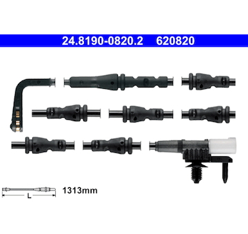 Vystrazny kontakt, opotrebeni oblozeni ATE 24.8190-0820.2
