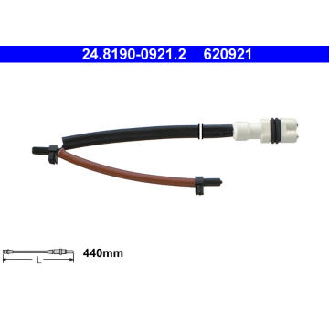 Vystrazny kontakt, opotrebeni oblozeni ATE 24.8190-0921.2