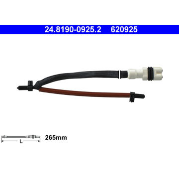 Vystrazny kontakt, opotrebeni oblozeni ATE 24.8190-0925.2