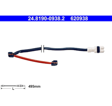 Výstražný kontakt, opotřebení obložení ATE 24.8190-0938.2