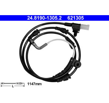 Výstražný kontakt, opotřebení obložení ATE 24.8190-1305.2
