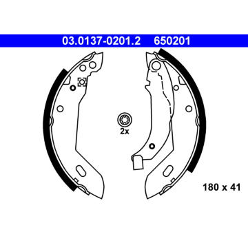 Sada brzdových čelistí ATE 03.0137-0201.2