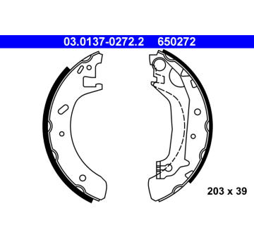 Sada brzdových čelistí ATE 03.0137-0272.2