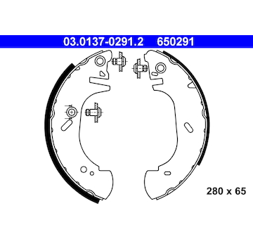 Sada brzdových čelistí ATE 03.0137-0291.2