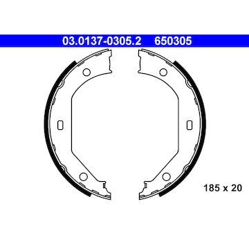 Sada brzdových čelistí ATE 03.0137-0305.2