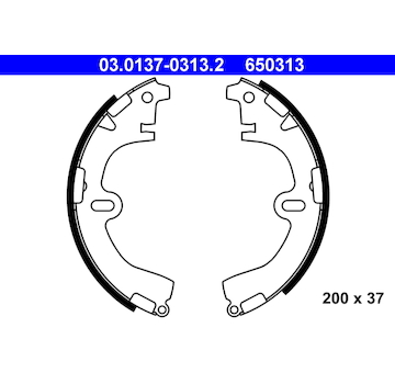 Sada brzdových čelistí ATE 03.0137-0313.2