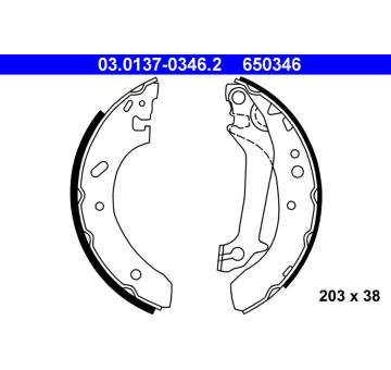Sada brzdových čelistí ATE 03.0137-0346.2