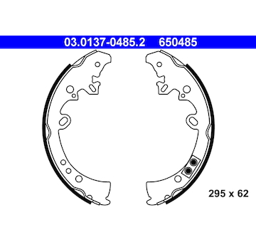 Sada brzdových čelistí ATE 03.0137-0485.2