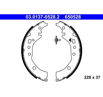 Sada brzdových čelistí ATE 03.0137-0528.2