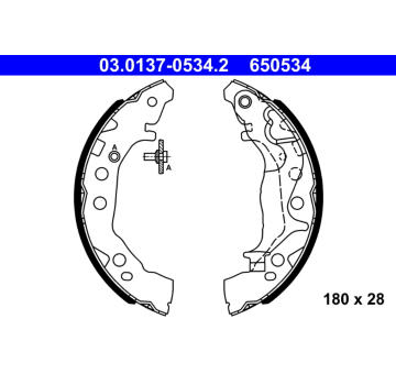 Sada brzdových čelistí ATE 03.0137-0534.2