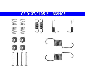 Sada prislusenstvi, brzdove celisti ATE 03.0137-9105.2