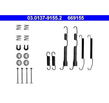 Sada prislusenstvi, brzdove celisti ATE 03.0137-9155.2