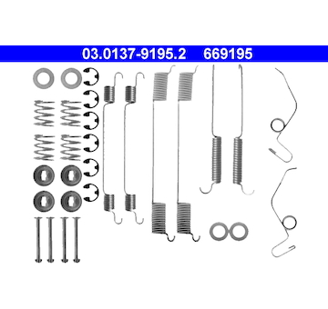 Sada prislusenstvi, brzdove celisti ATE 03.0137-9195.2