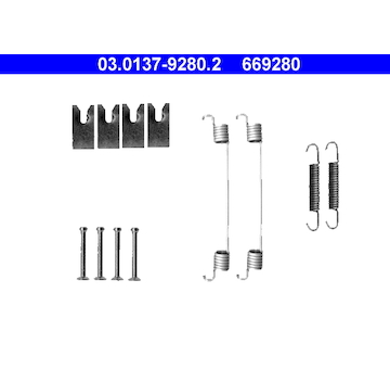 Sada příslušenství, brzdové čelisti ATE 03.0137-9280.2