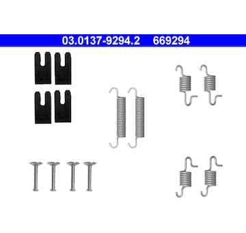 Sada prislusenstvi, parkovaci brzdove celisti ATE 03.0137-9294.2