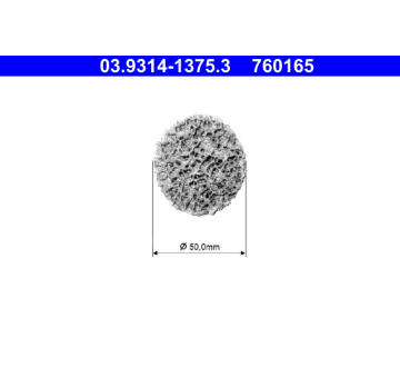 Cistici kotouc, cistici souprava - naboj kola ATE 03.9314-1375.3