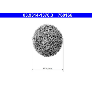 Cistici kotouc, cistici souprava - naboj kola ATE 03.9314-1376.3