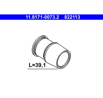 Vodicí pouzdro, brzdový třmen ATE 11.8171-0073.2