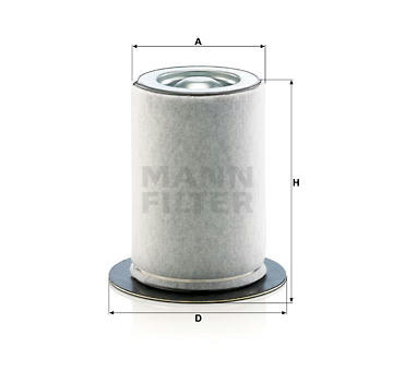 Filter, stlačený vzduch MANN-FILTER LE 15 002