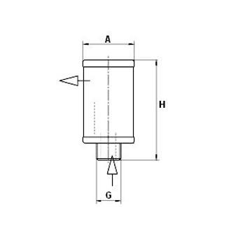 Filter, stlačený vzduch MANN-FILTER LE 1006