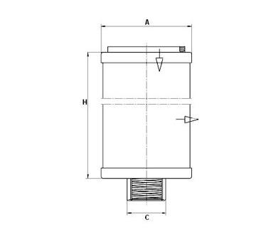 Filter, stlačený vzduch MANN-FILTER LE 11 003