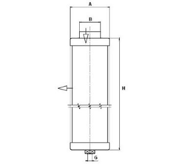 Filtr, technika stlačeného vzduchu MANN-FILTER LE 4004