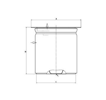 Filter, stlačený vzduch MANN-FILTER LE 17 006